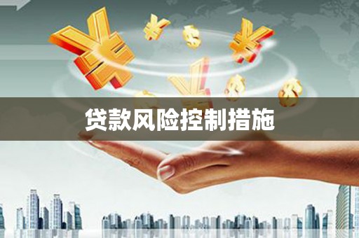 蔡甸贷款风险控制措施