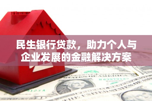 蔡甸民生银行贷款，助力个人与企业发展的金融解决方案