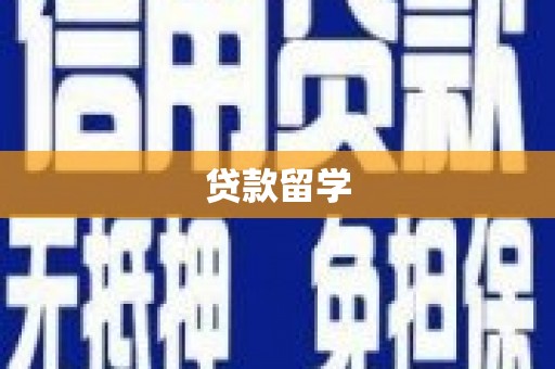 蔡甸贷款留学