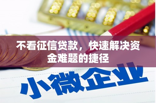 蔡甸不看征信贷款，快速解决资金难题的捷径