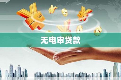 蔡甸无电审贷款