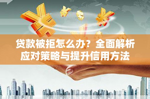 蔡甸贷款被拒怎么办？全面解析应对策略与提升信用方法