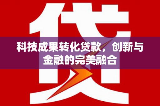 蔡甸科技成果转化贷款，创新与金融的完美融合