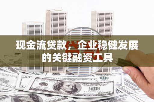 蔡甸现金流贷款，企业稳健发展的关键融资工具