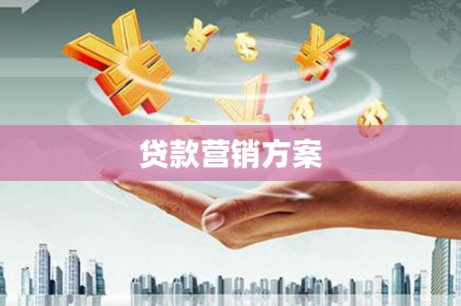 蔡甸贷款营销方案