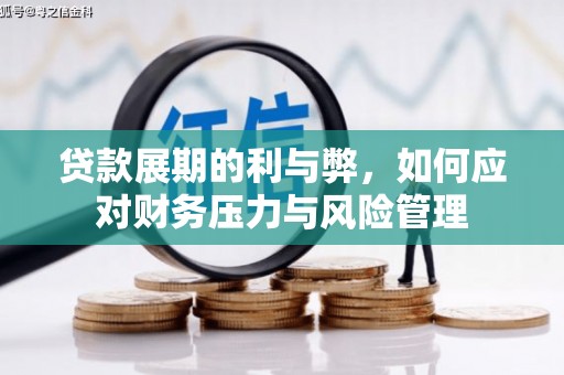 蔡甸贷款展期的利与弊，如何应对财务压力与风险管理