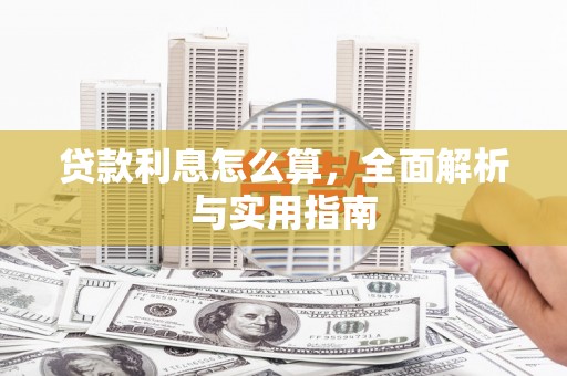 蔡甸贷款利息怎么算，全面解析与实用指南