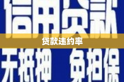 蔡甸贷款违约率