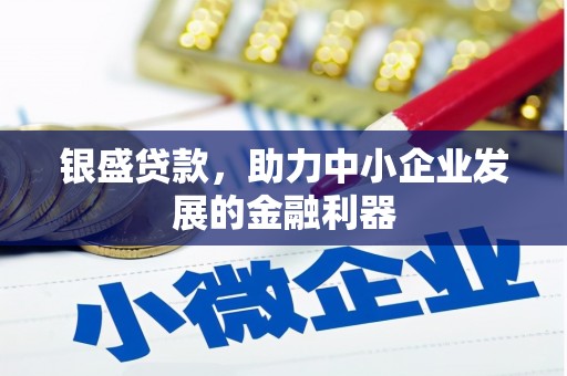 蔡甸银盛贷款，助力中小企业发展的金融利器