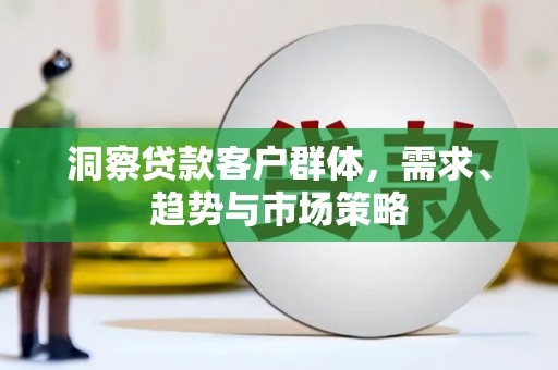 蔡甸洞察贷款客户群体，需求、趋势与市场策略