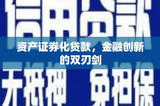 蔡甸资产证券化贷款，金融创新的双刃剑