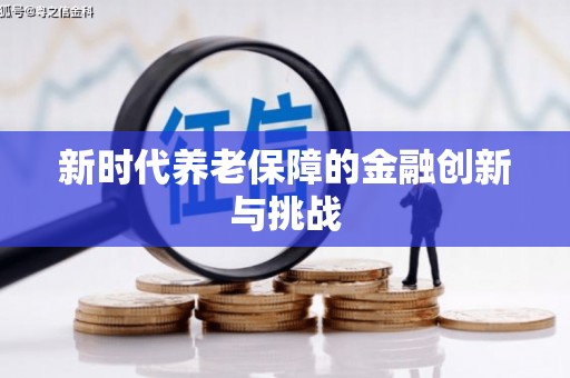 蔡甸新时代养老保障的金融创新与挑战