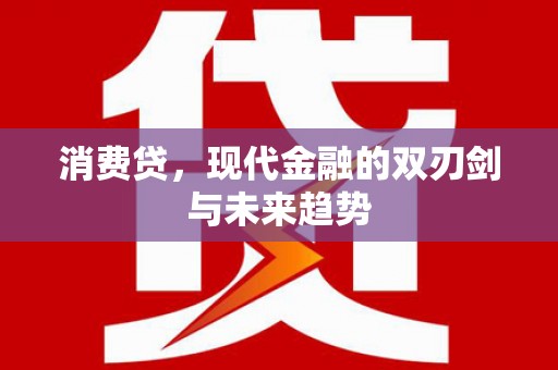 蔡甸消费贷，现代金融的双刃剑与未来趋势