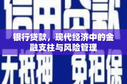 蔡甸银行贷款，现代经济中的金融支柱与风险管理
