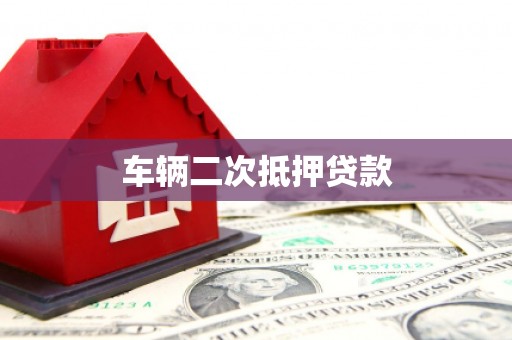 蔡甸车辆二次抵押贷款