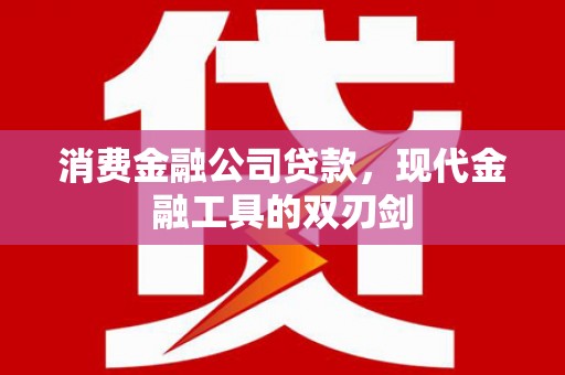 蔡甸消费金融公司贷款，现代金融工具的双刃剑