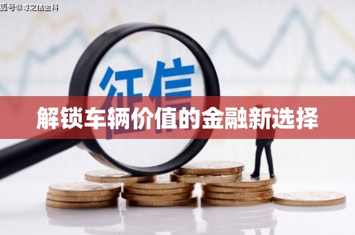 蔡甸解锁车辆价值的金融新选择