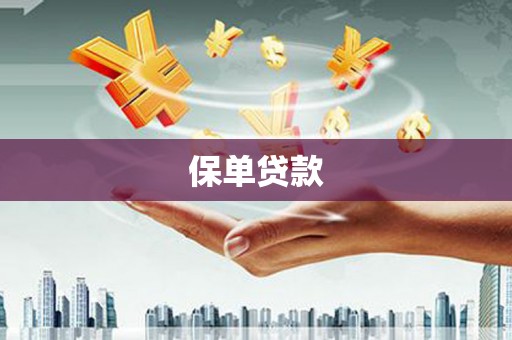 蔡甸保单贷款
