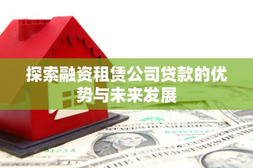 蔡甸探索融资租赁公司贷款的优势与未来发展