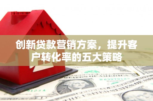 蔡甸创新贷款营销方案，提升客户转化率的五大策略