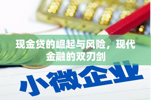 蔡甸现金贷的崛起与风险，现代金融的双刃剑
