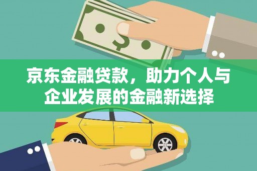 蔡甸京东金融贷款，助力个人与企业发展的金融新选择