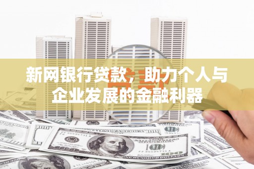 蔡甸新网银行贷款，助力个人与企业发展的金融利器