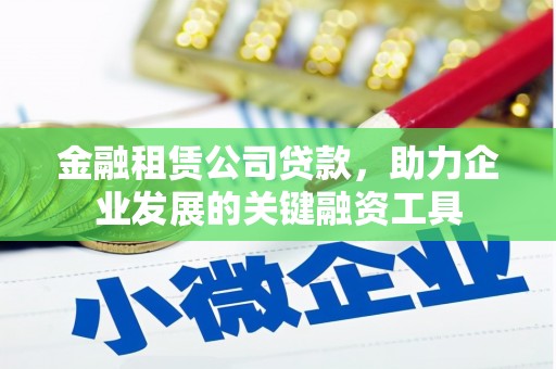 蔡甸金融租赁公司贷款，助力企业发展的关键融资工具