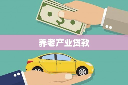 蔡甸养老产业贷款
