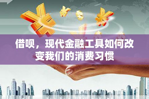蔡甸借呗，现代金融工具如何改变我们的消费习惯