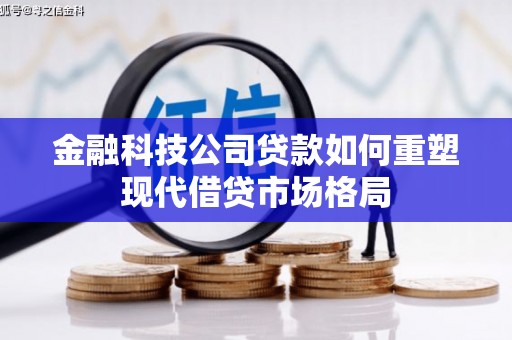 蔡甸金融科技公司贷款如何重塑现代借贷市场格局