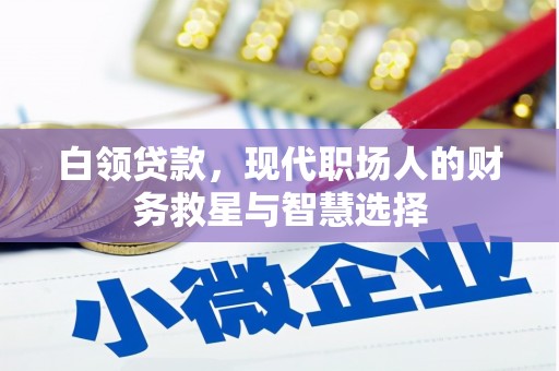 蔡甸白领贷款，现代职场人的财务救星与智慧选择