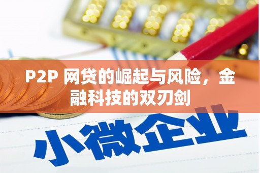 蔡甸P2P 网贷的崛起与风险，金融科技的双刃剑