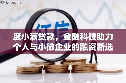 蔡甸度小满贷款，金融科技助力个人与小微企业的融资新选择