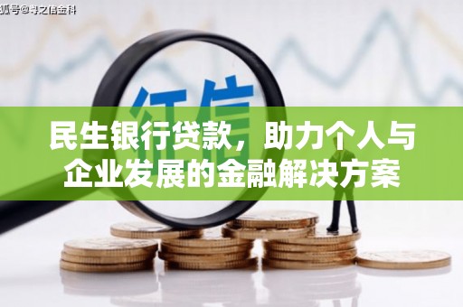 蔡甸民生银行贷款，助力个人与企业发展的金融解决方案