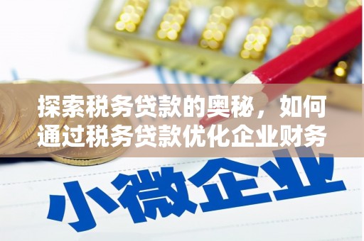 蔡甸探索税务贷款的奥秘，如何通过税务贷款优化企业财务