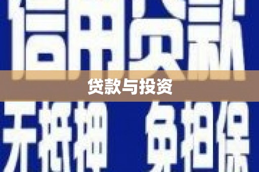 蔡甸贷款与投资