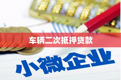 蔡甸车辆二次抵押贷款