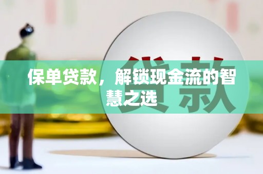 蔡甸保单贷款，解锁现金流的智慧之选