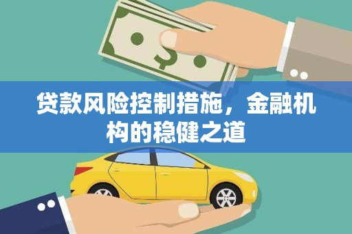蔡甸贷款风险控制措施，金融机构的稳健之道