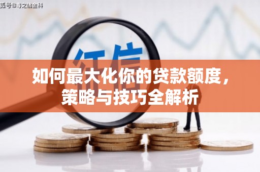蔡甸如何最大化你的贷款额度，策略与技巧全解析