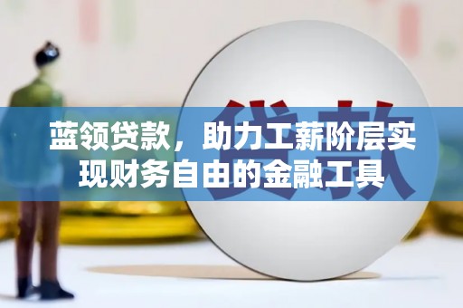 蔡甸蓝领贷款，助力工薪阶层实现财务自由的金融工具