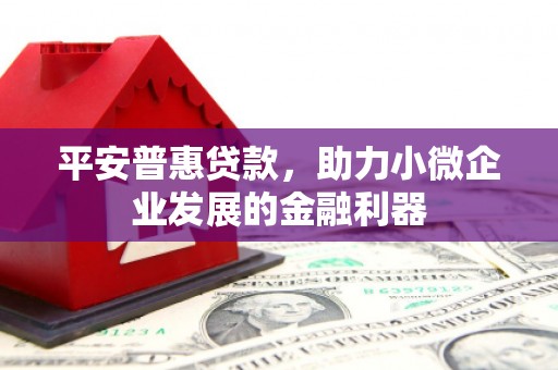 蔡甸平安普惠贷款，助力小微企业发展的金融利器