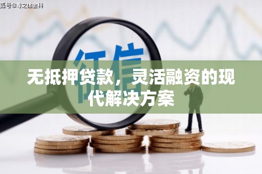 蔡甸无抵押贷款，灵活融资的现代解决方案