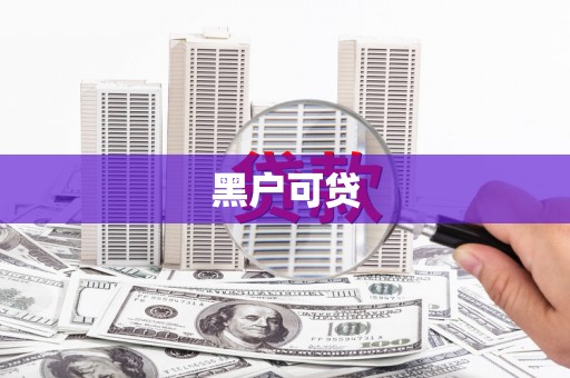 蔡甸黑户可贷