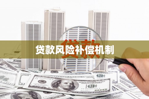 蔡甸贷款风险补偿机制