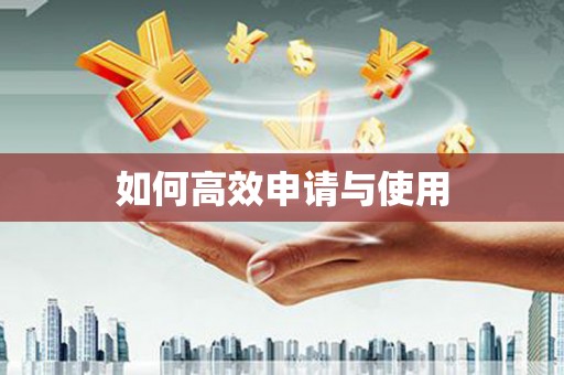 蔡甸如何高效申请与使用