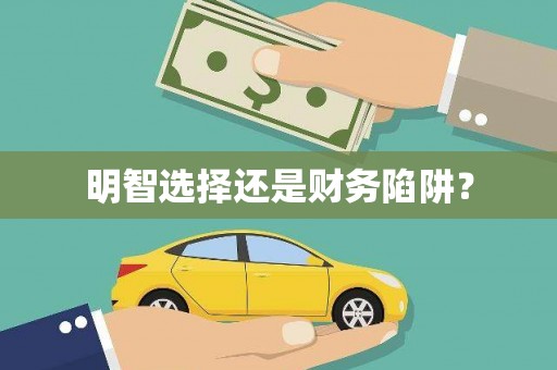 蔡甸明智选择还是财务陷阱？