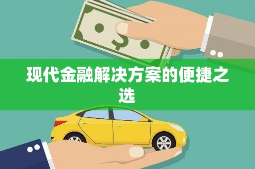 蔡甸现代金融解决方案的便捷之选