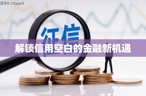 蔡甸解锁信用空白的金融新机遇